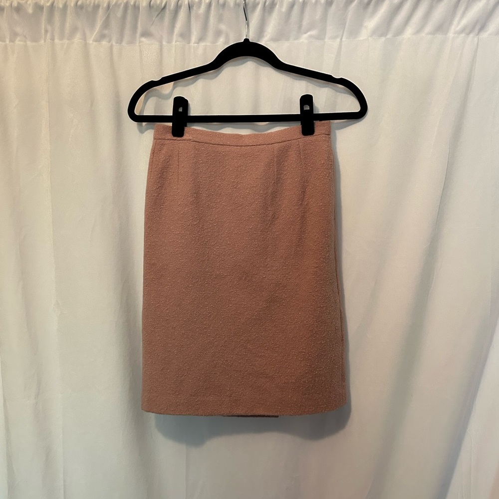 Pink Wool Skirt